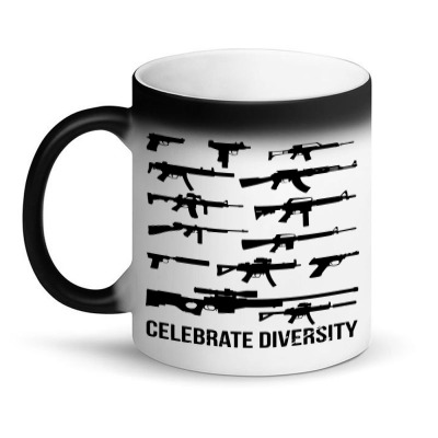 Celebrate Diversity Gun Magic Mug Designed By Lilin Art