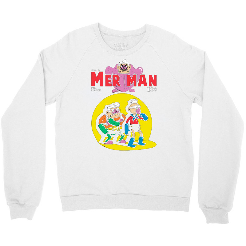 Mermaid Man And Barnacle Boy Crewneck Sweatshirt by jorunayxan8 | Artistshot