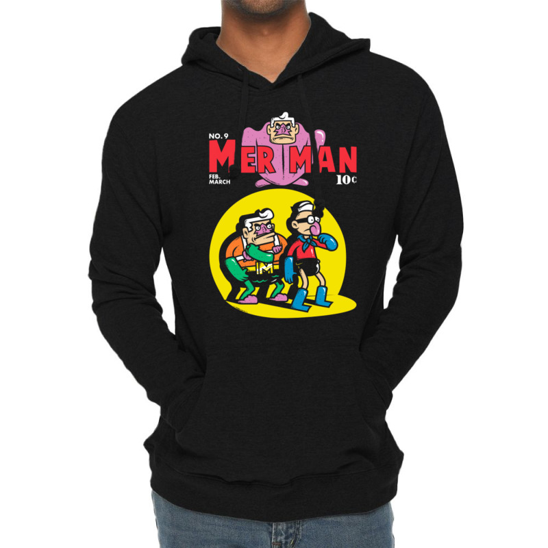 Mermaid Man And Barnacle Boy Lightweight Hoodie by jorunayxan8 | Artistshot