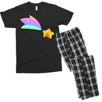 Golden Rainbow Shooting Star Men's T-shirt Pajama Set | Artistshot