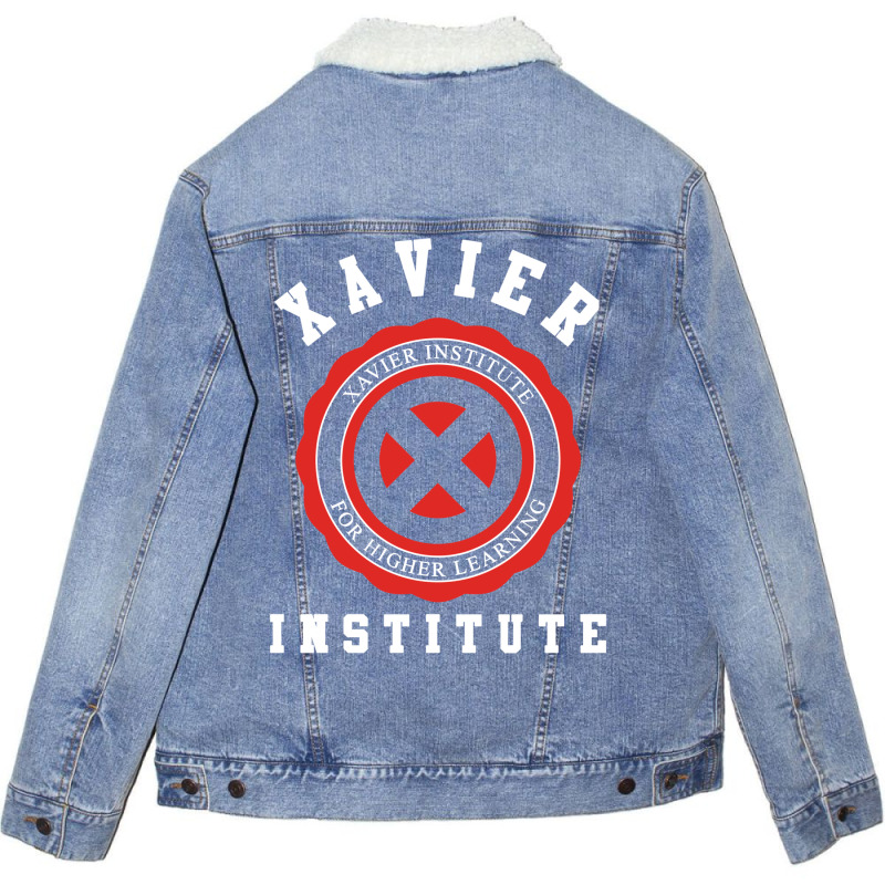 Xavier Institute 1 Unisex Sherpa-Lined Denim Jacket by paturusharpek | Artistshot