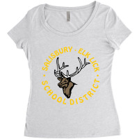 Salisbury Elk Lick School District Women's Triblend Scoop T-shirt | Artistshot