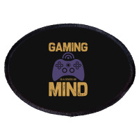 Gaming Is A - Tshirt Oval Patch | Artistshot