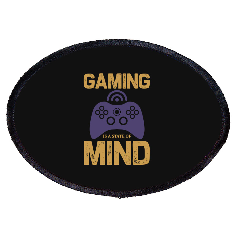 Gaming Is A - Tshirt Oval Patch | Artistshot