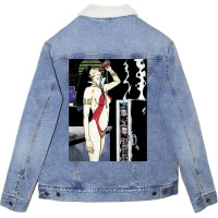 Vampirella Midnight Snack Unisex Sherpa-lined Denim Jacket | Artistshot