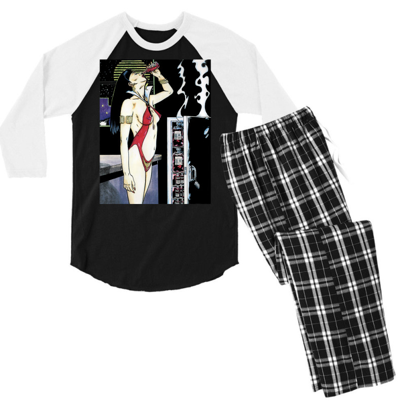 Vampirella Midnight Snack Men's 3/4 Sleeve Pajama Set by btrosmalada0 | Artistshot