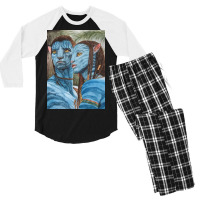 Look View Tegether - Jake & Neytiri Men's 3/4 Sleeve Pajama Set | Artistshot