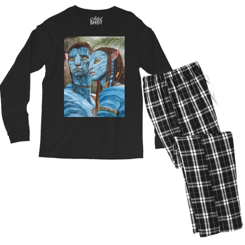 Look View Tegether - Jake & Neytiri Men's Long Sleeve Pajama Set | Artistshot