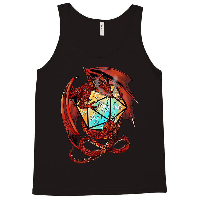 The Red Dragon Cool Dungeon Tank Top by kerrmanthez | Artistshot