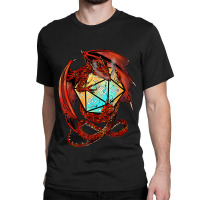 The Red Dragon Cool Dungeon Classic T-shirt | Artistshot