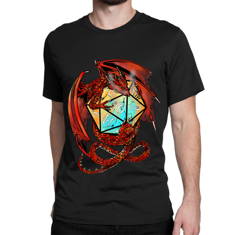 The Red Dragon Cool Dungeon Classic T-shirt by kerrmanthez | Artistshot