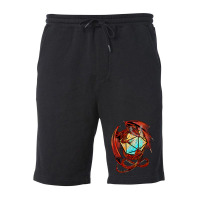 The Red Dragon Cool Dungeon Fleece Short | Artistshot