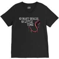 So Many Snacks So Little Time V-neck Tee | Artistshot