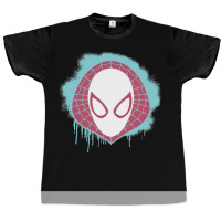 Spider Gwen Spray Paint Graphic T-shirt | Artistshot