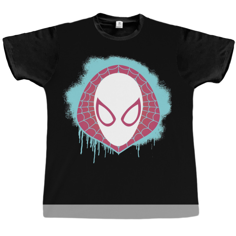 Spider Gwen Spray Paint Graphic T-shirt | Artistshot