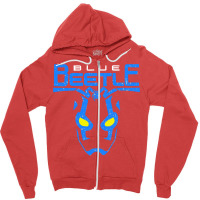 The Blue Hermano Beetle Zipper Hoodie | Artistshot