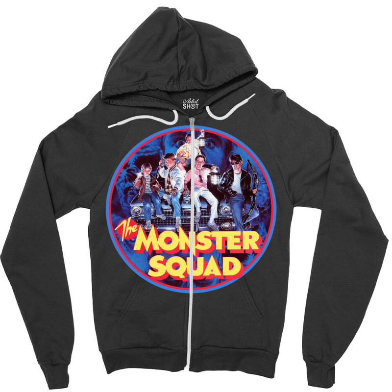 The Monster Squad Vintage Image Zipper Hoodie | Artistshot