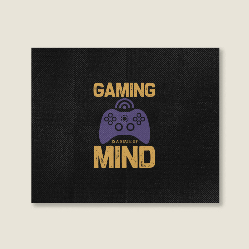 Gaming Is A - Tshirt Landscape Canvas Print | Artistshot