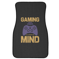 Gaming Is A - Tshirt Front Car Mat | Artistshot