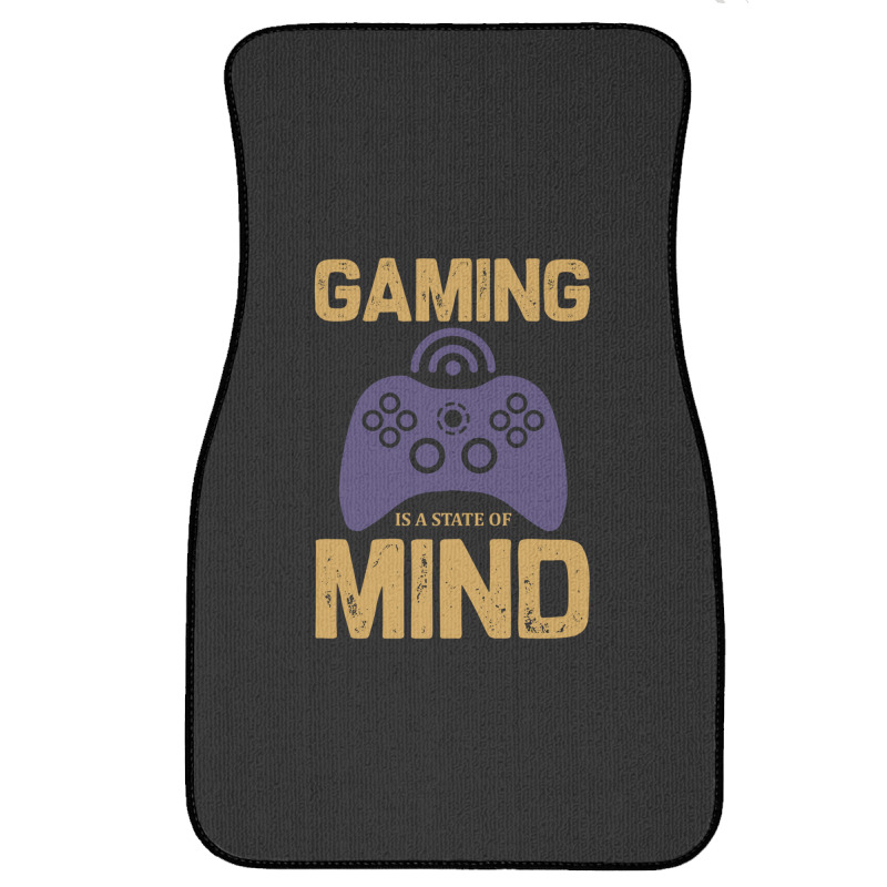 Gaming Is A - Tshirt Front Car Mat | Artistshot