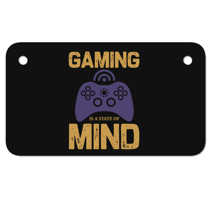 Gaming Is A - Tshirt Motorcycle License Plate | Artistshot