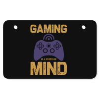 Gaming Is A - Tshirt Atv License Plate | Artistshot