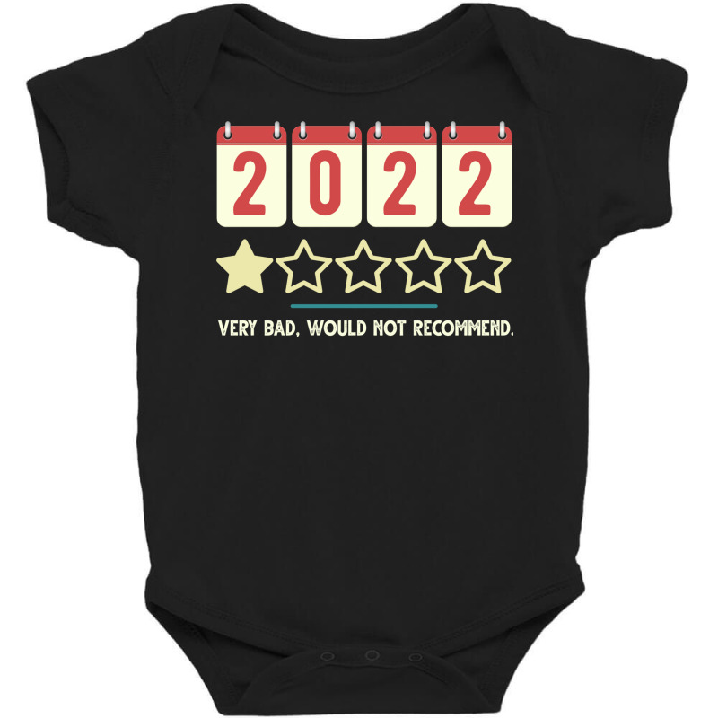 2022 Very Bad Would Not Recommend This Year 1 Star Review Vintage Baby Bodysuit | Artistshot