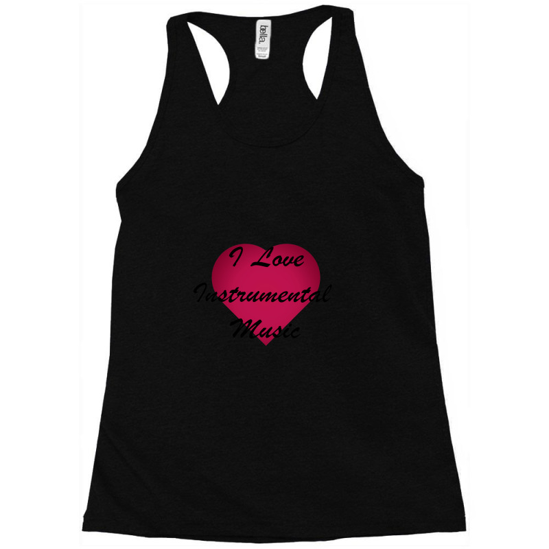 I Love Instrumental Music Stickers Racerback Tank by KarlinRomick | Artistshot