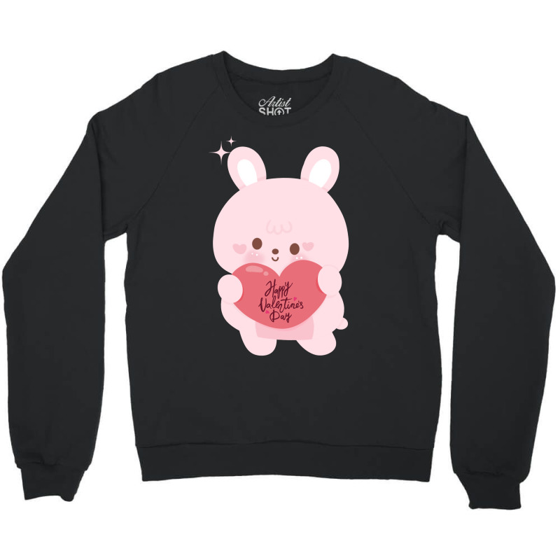 Happy Valentine Crewneck Sweatshirt | Artistshot