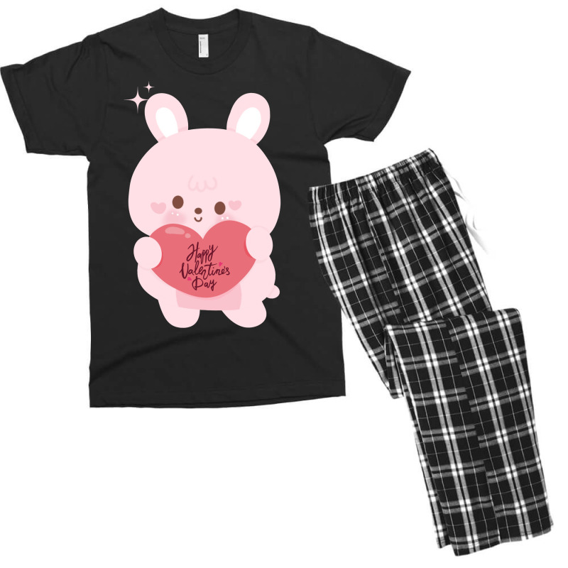 Happy Valentine Men's T-shirt Pajama Set | Artistshot