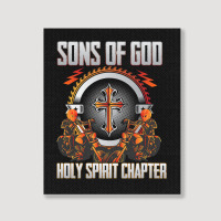 Christian Bikersons Of God Holy Spirit Chapter Portrait Canvas Print | Artistshot