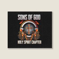 Christian Bikersons Of God Holy Spirit Chapter Landscape Canvas Print | Artistshot