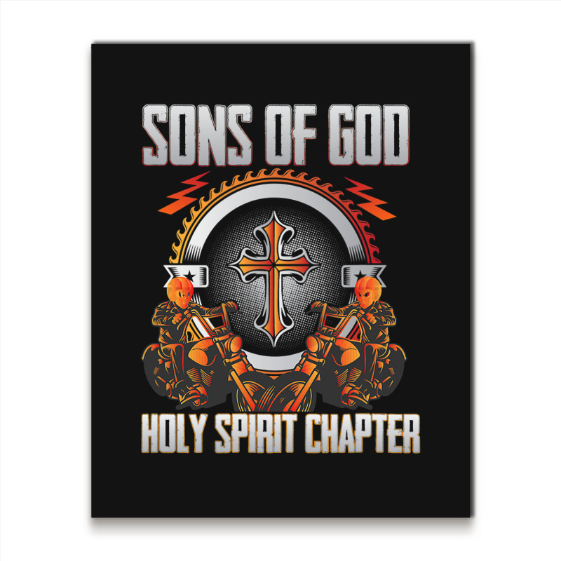 Christian Bikersons Of God Holy Spirit Chapter Metal Print Vertical | Artistshot