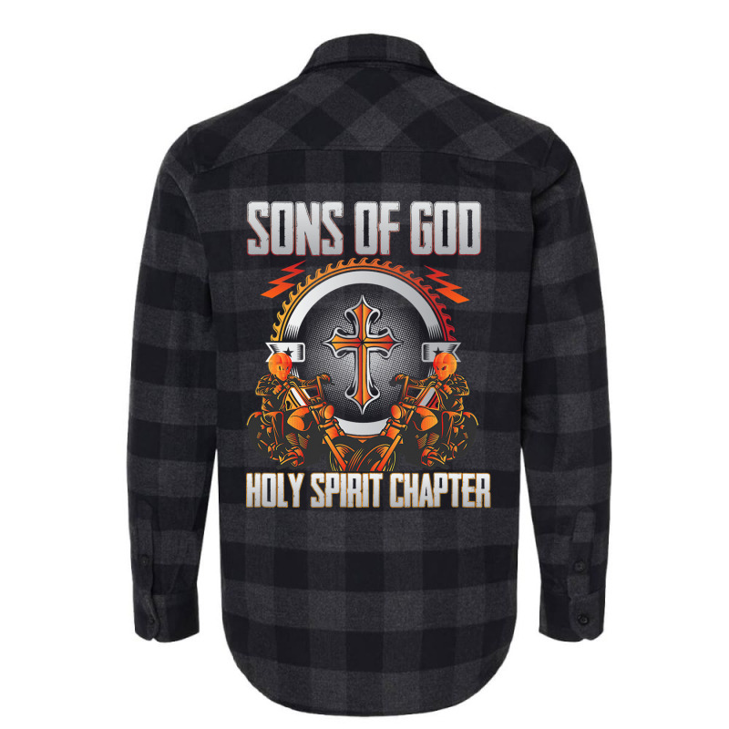 Christian Bikersons Of God Holy Spirit Chapter Flannel Shirt | Artistshot