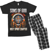 Christian Bikersons Of God Holy Spirit Chapter Men's T-shirt Pajama Set | Artistshot