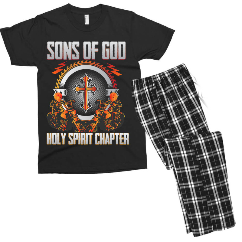 Christian Bikersons Of God Holy Spirit Chapter Men's T-shirt Pajama Set | Artistshot