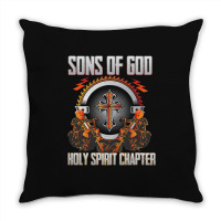 Christian Bikersons Of God Holy Spirit Chapter Throw Pillow | Artistshot