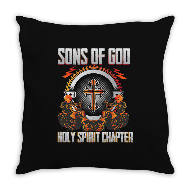 Christian Bikersons Of God Holy Spirit Chapter Throw Pillow | Artistshot