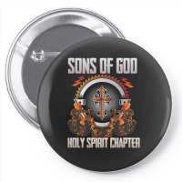 Christian Bikersons Of God Holy Spirit Chapter Pin-back Button | Artistshot