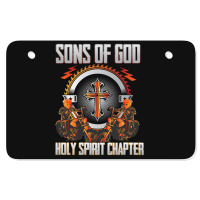 Christian Bikersons Of God Holy Spirit Chapter Atv License Plate | Artistshot