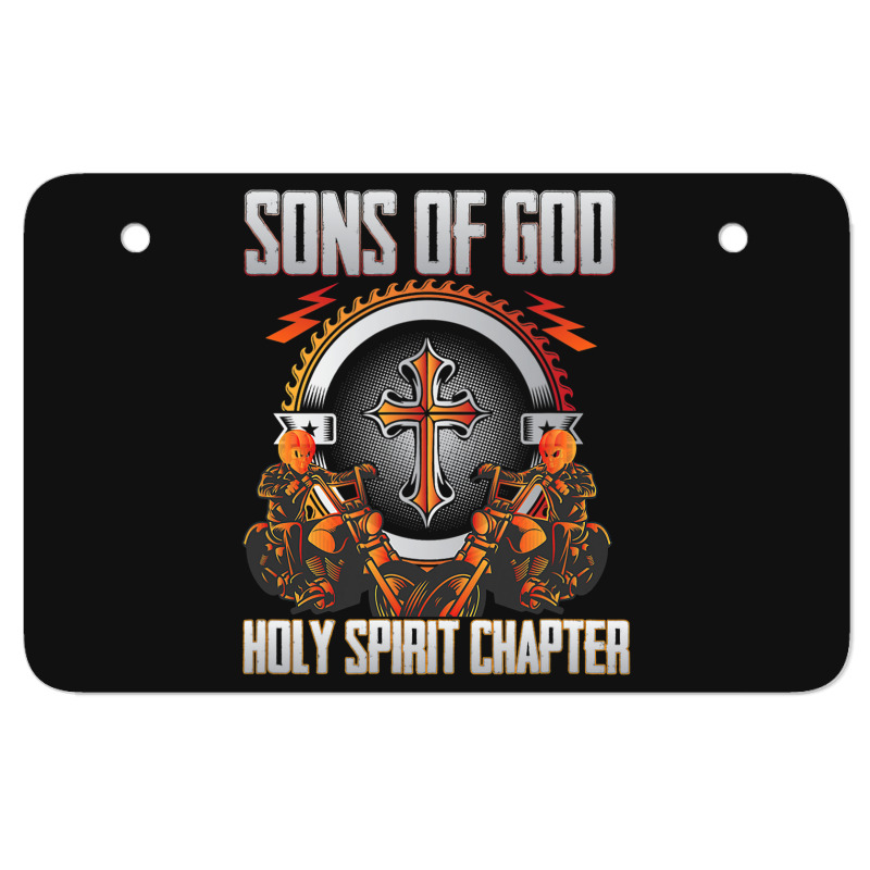 Christian Bikersons Of God Holy Spirit Chapter Atv License Plate | Artistshot