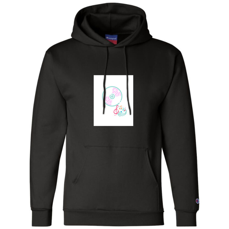 Music Vinyl 1 Champion Hoodie | Artistshot