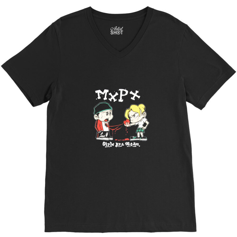 Mxpx Girls Are Mean V-neck Tee | Artistshot