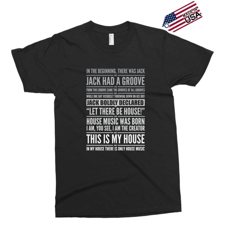 Jack's House - White On Black Exclusive T-shirt by KarlinRomick | Artistshot