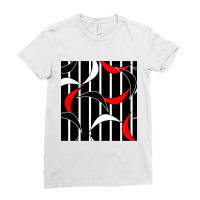 Black And White Vertical Striped Top Ladies Fitted T-shirt | Artistshot