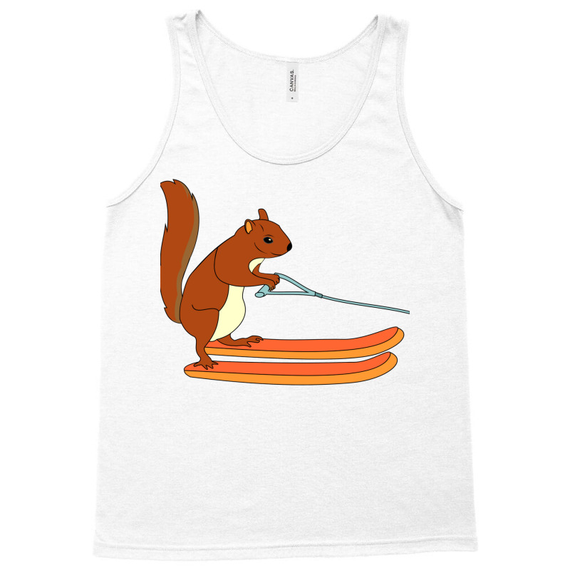 Waterskiing Ski Squirrel Freestyle Gift Animal Tank Top by chueforazij | Artistshot