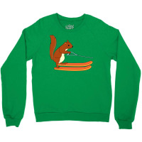 Waterskiing Ski Squirrel Freestyle Gift Animal Crewneck Sweatshirt | Artistshot