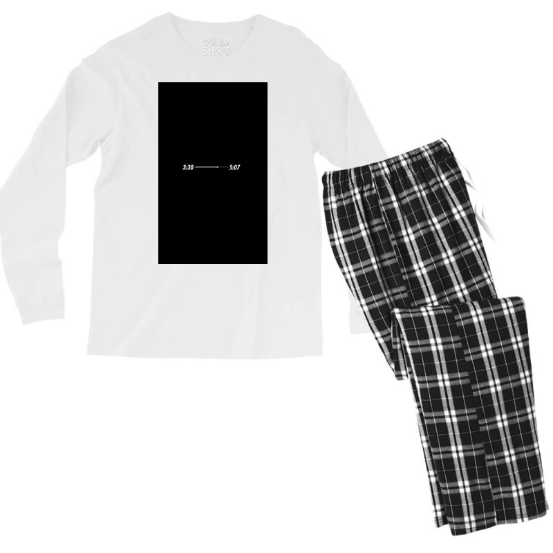 Frank Ocean   Nights   Beat Switch Time Stamp Men's Long Sleeve Pajama Set by Wrightdxs | Artistshot