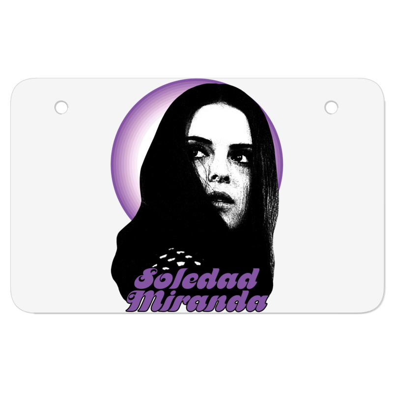 Soledad Miranda  Eugenie Classic Atv License Plate | Artistshot