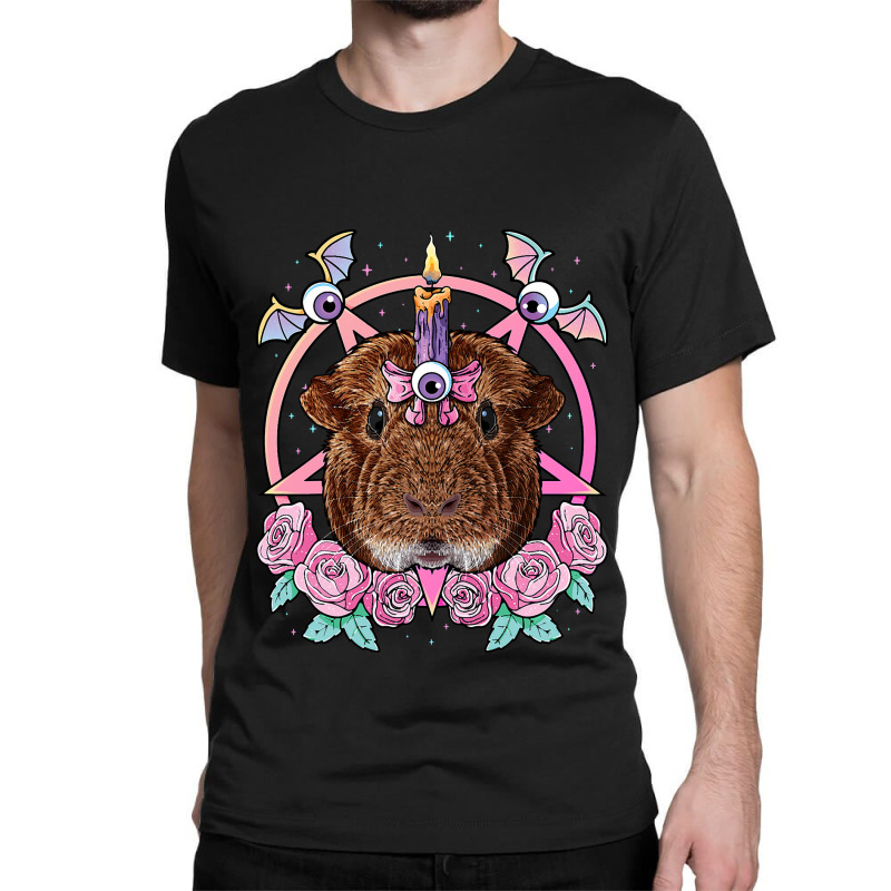 Pastel Goth Guinea Pig Pagan Creepy Menhera Guinea Classic T-shirt by kerrmanthez | Artistshot